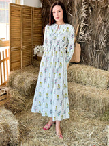 Marigold Cotton Summer Dress Dresses  - Sowears