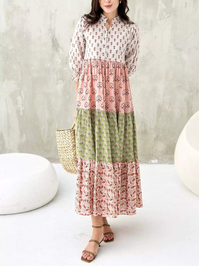 Martie Floral Long Dress Dresses  - Sowears