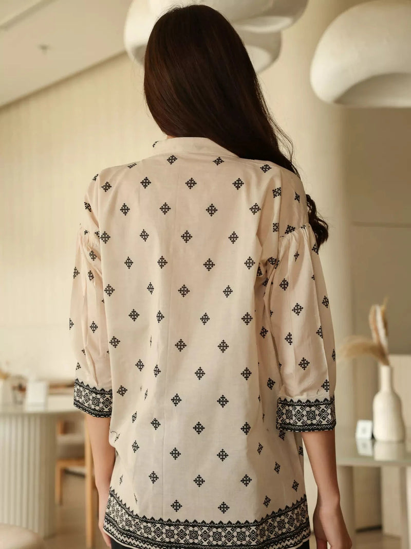Menye Printed Shirt Dresses  - Sowears