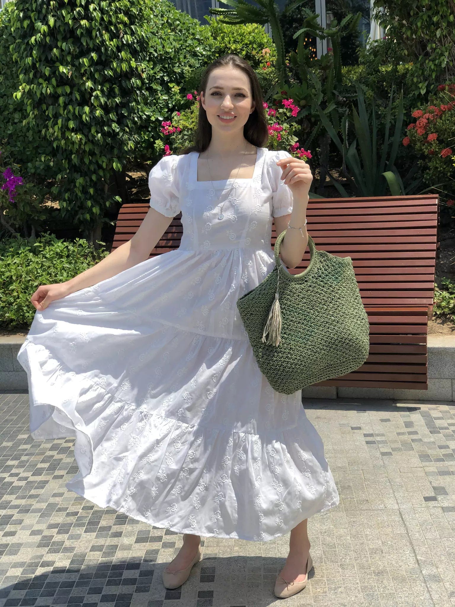 Modest White Dresses