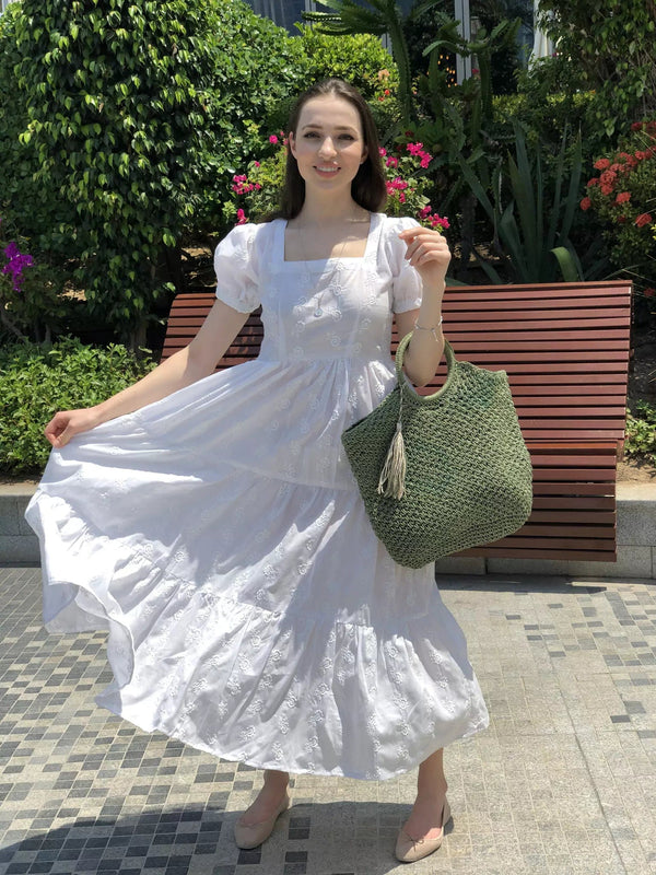 Mid Summer Embroidered Dress Mid Summer Embroidered Dress