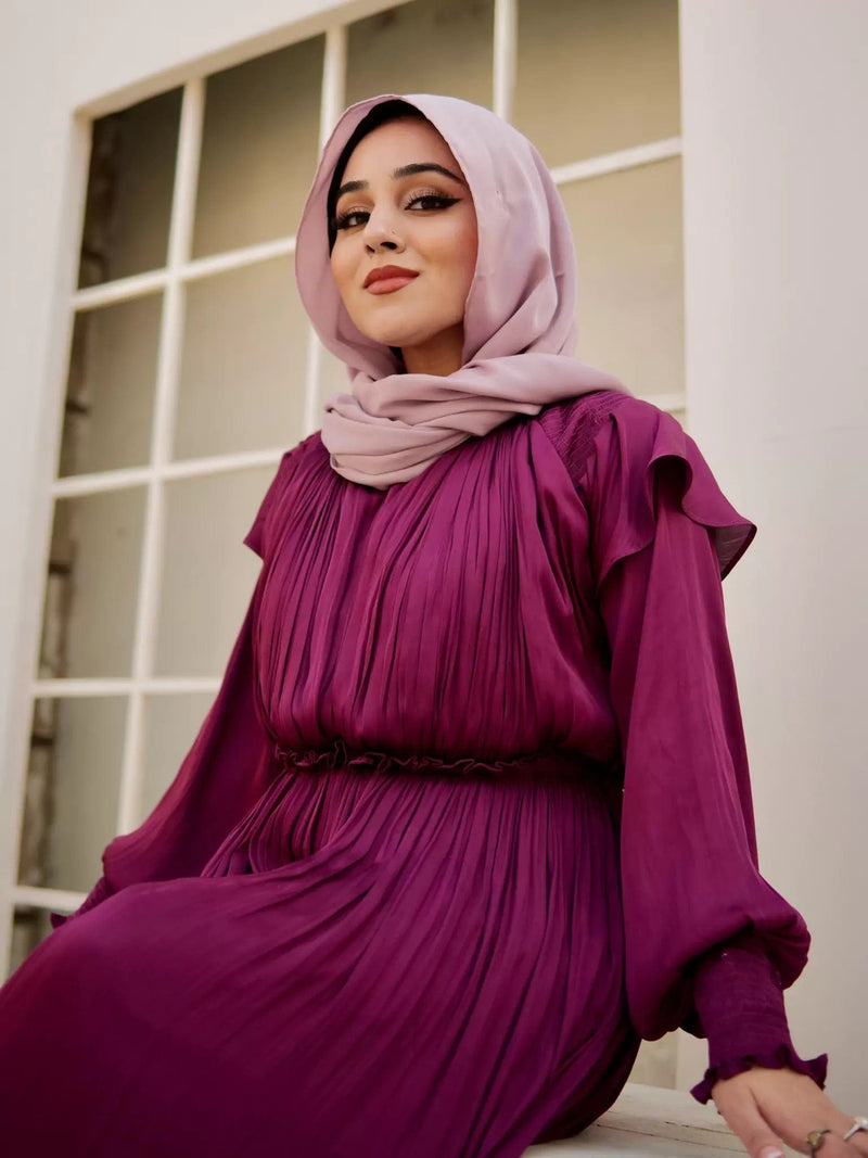 Middleton Dress - Plum Dresses  - Sowears