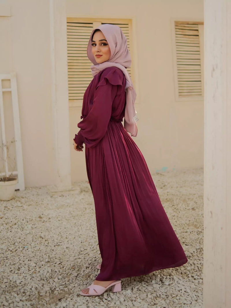 Middleton Dress - Plum Dresses  - Sowears