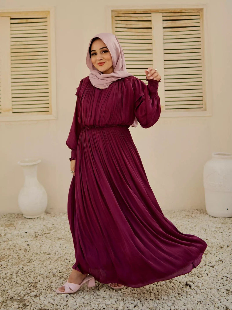 Middleton Dress - Plum Dresses  - Sowears