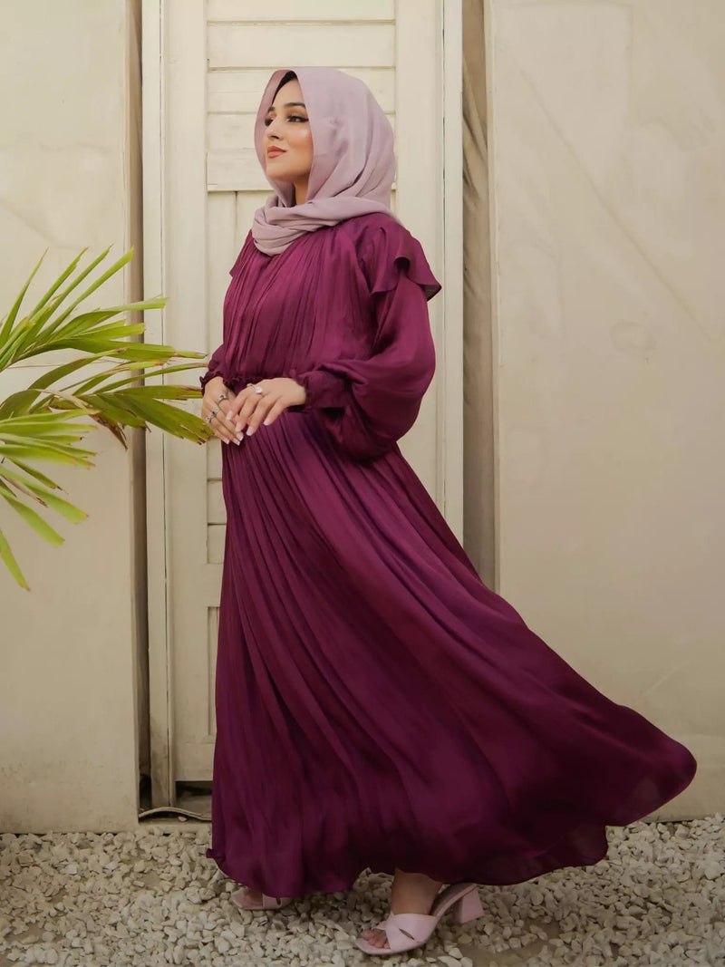 Middleton Dress - Plum Dresses  - Sowears