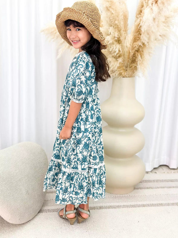 chinese dress ladies Mini French Flora Lace Long Dress