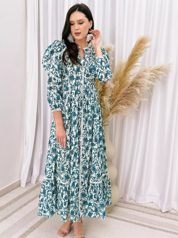 Mini French Flora Lace Long Dress Mini French Flora Lace Long Dress
