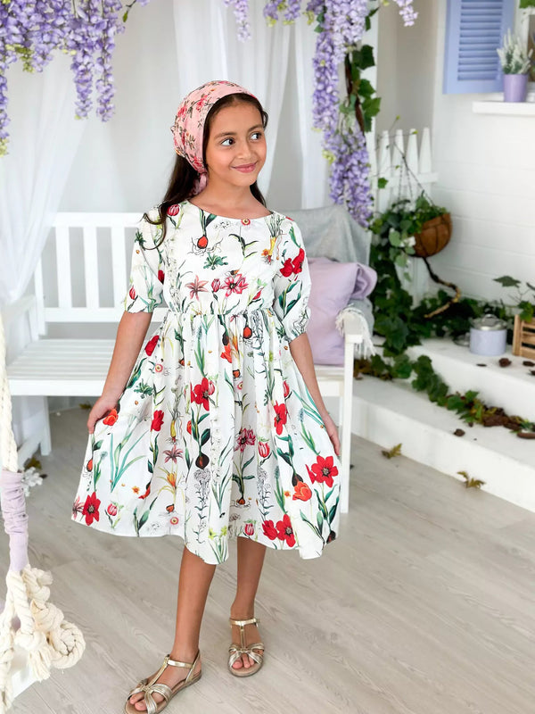 Floral frock 2025 designs for ladies