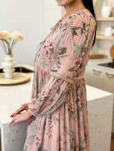 Mirula Long Floral Dress Dresses  - Sowears