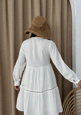 Muslin Long Shirt Dresses  - Sowears