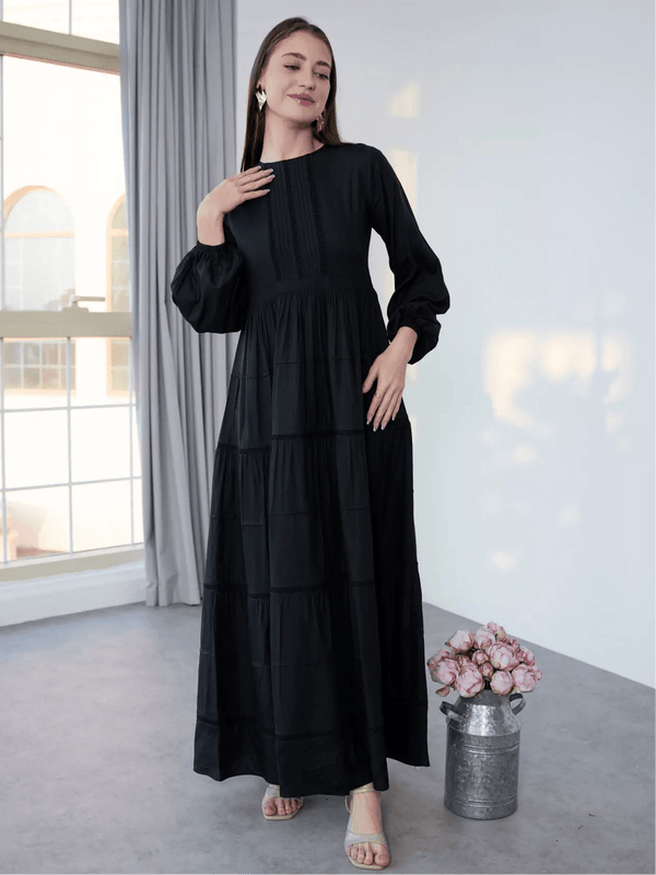 Long black maxi dress on sale
