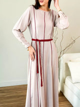 Oats n Rose Braided Long Dress Dresses  - Sowears