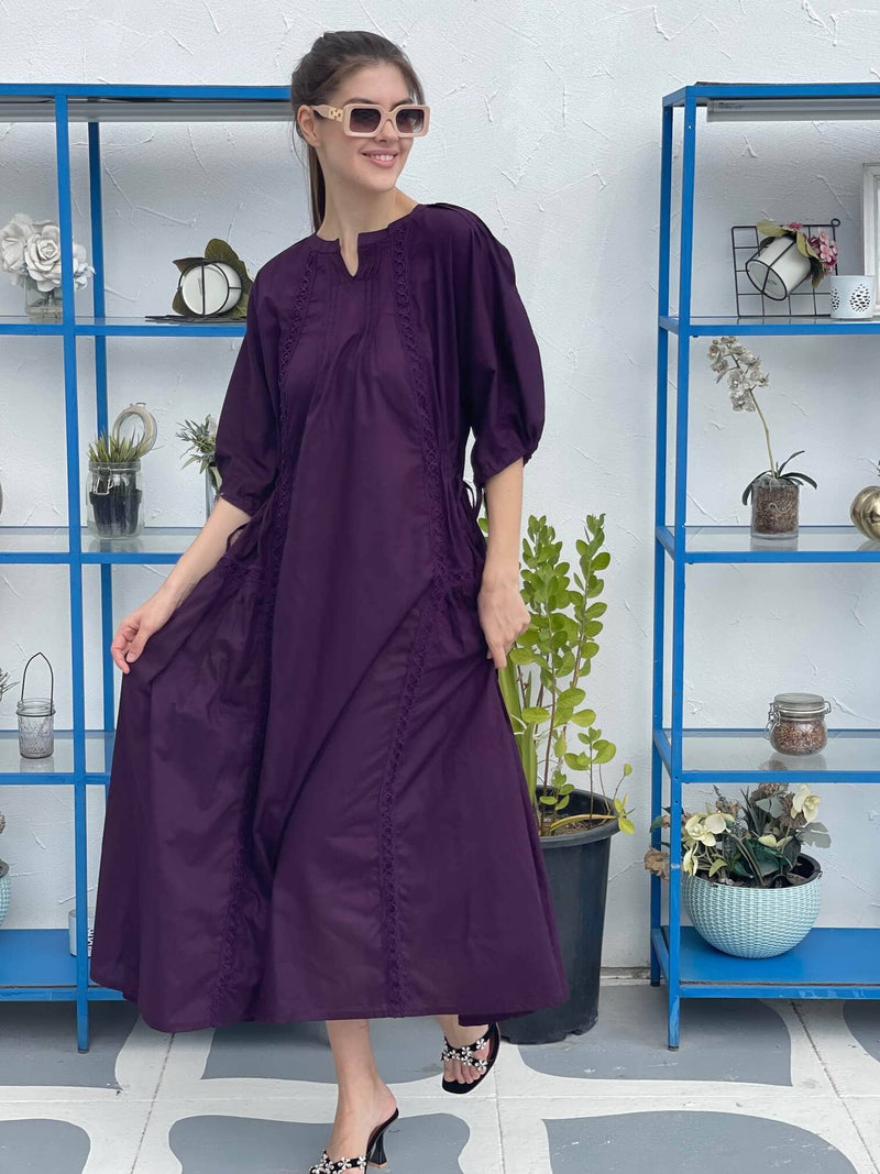 Buy Purple Dresses for Women by Rare Online | Ajio.com