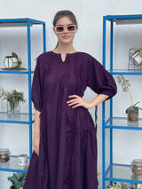 dark purple dress by sowears