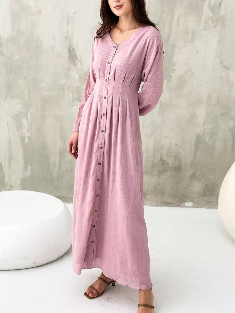 Roseate Lilac Long Dress Dresses  - Sowears