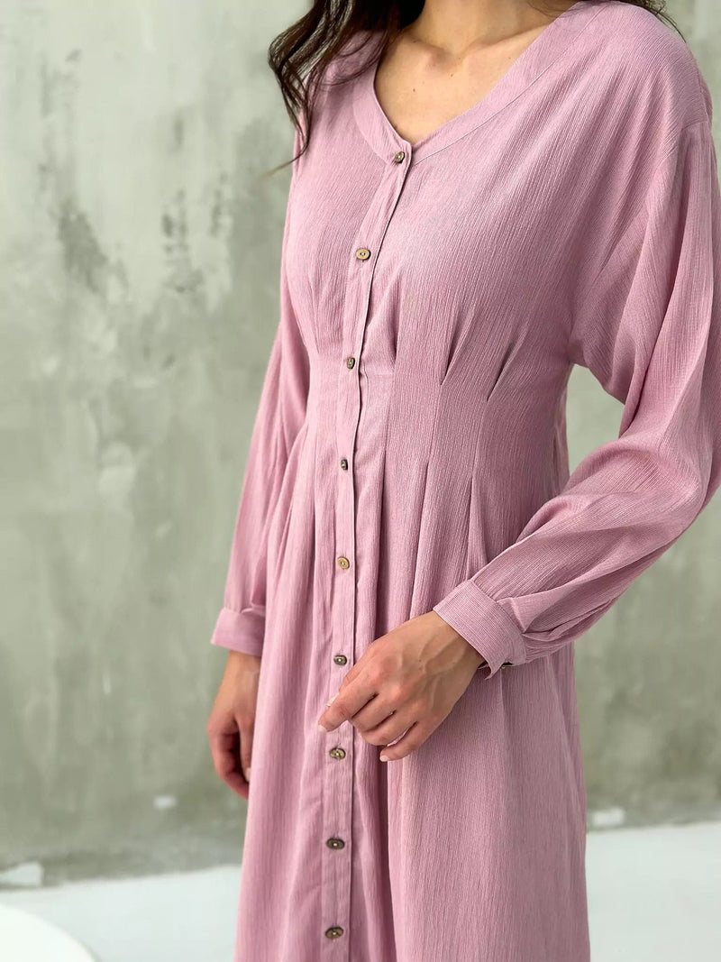 Roseate Lilac Long Dress Dresses  - Sowears