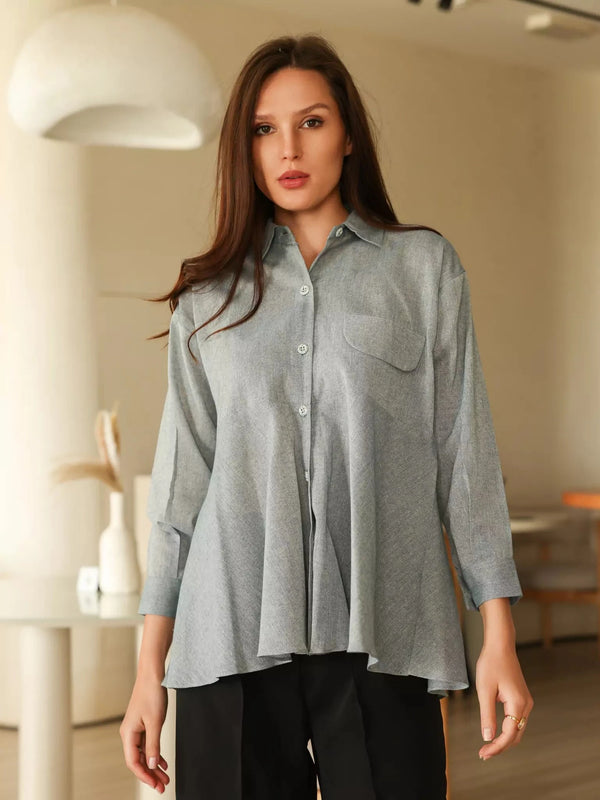 Rover Panel Shirt Dresses  - Sowears