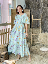Skylar - Floral long dress Dresses  - Sowears