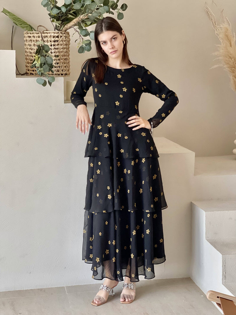 Black sunflower outlet dress