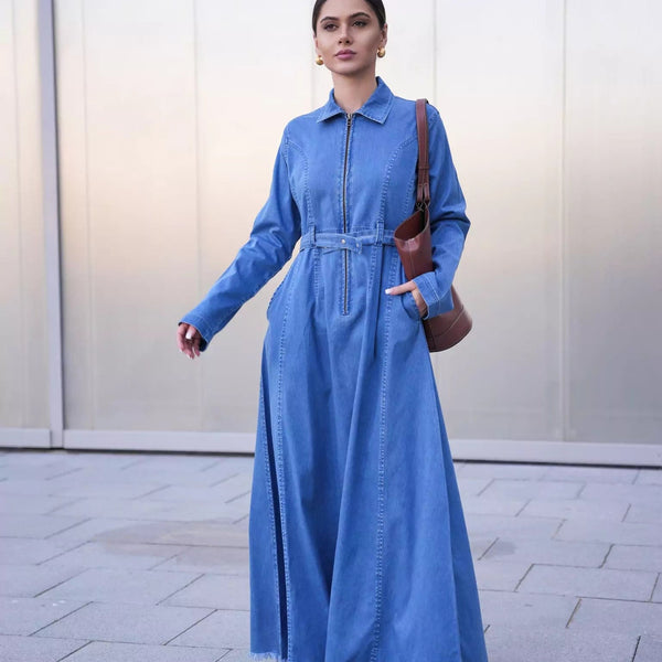 bohemian long sleeve dress Midi daizbella | She is Long Sleeve And 3/4 Dresses Talla:42 Fitted at the waist
