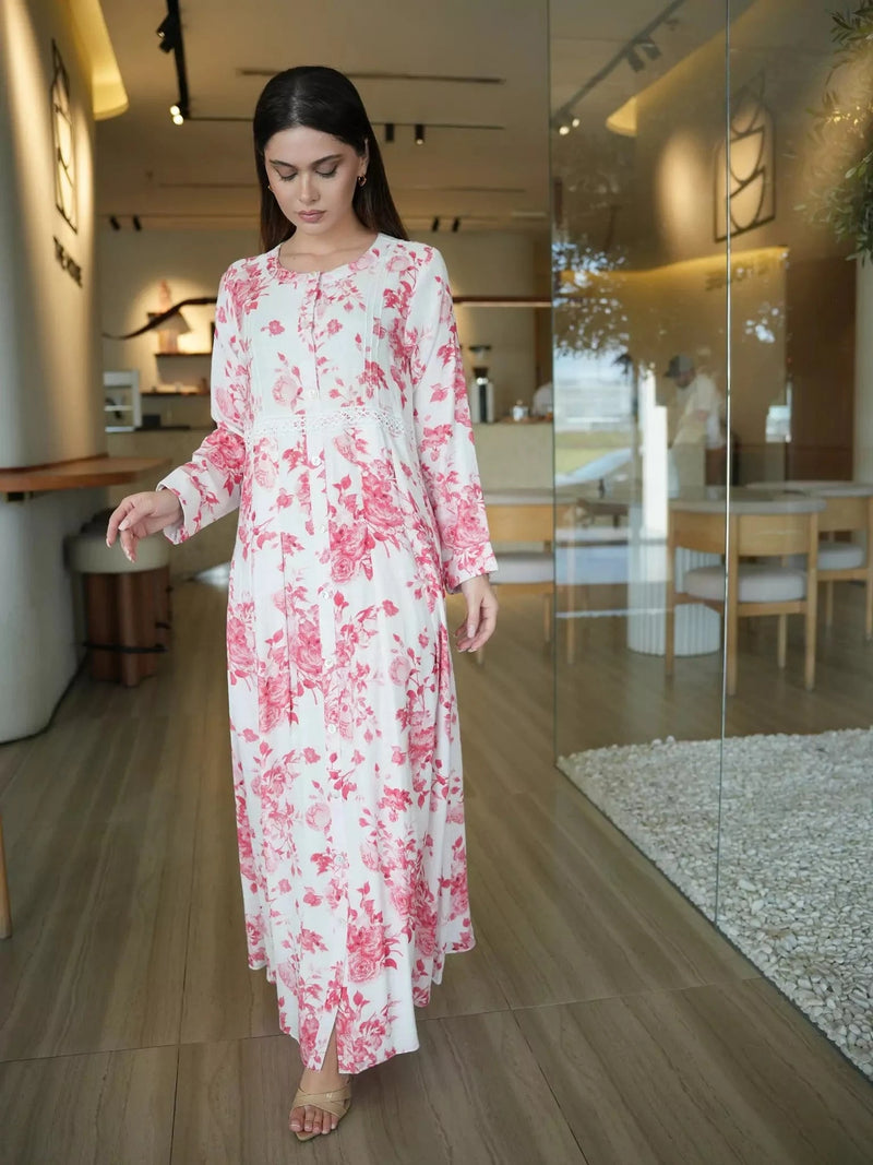 Syra Floral Long Dress Dresses  - Sowears