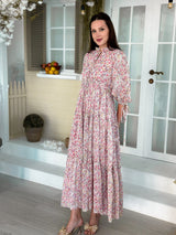 Valeria Floral Long Dress Dresses  - Sowears