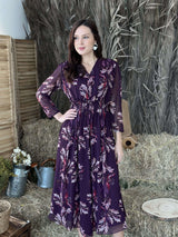 Verbena Purple Dress Dresses  - Sowears