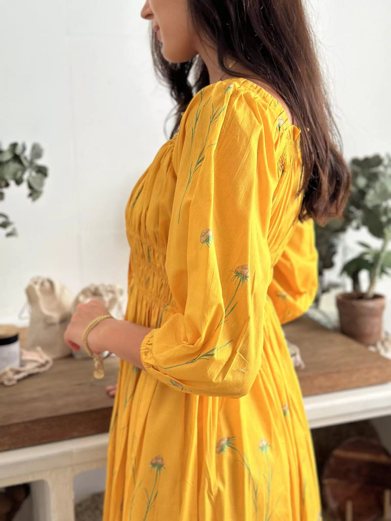 Yellow Haze Summer Dress Dresses  - Sowears