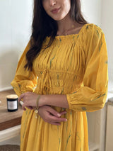 Yellow Haze Summer Dress Dresses  - Sowears