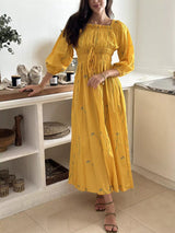 Yellow Haze Summer Dress Dresses  - Sowears