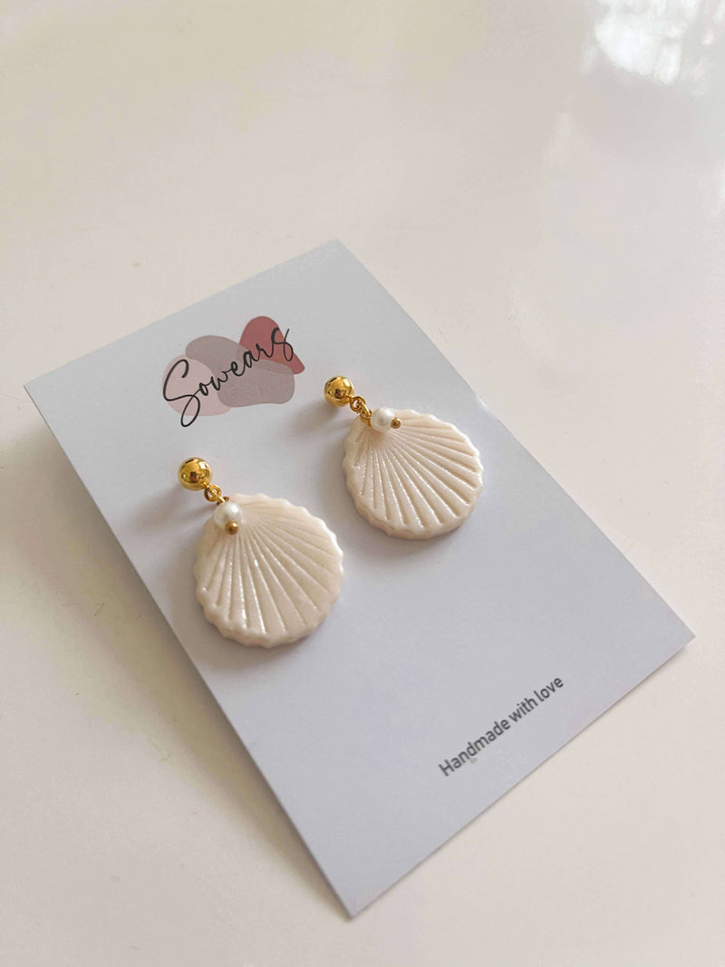 seashell earrings