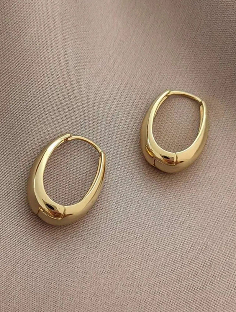 Small Korean Hoops Earrings  - Sowears