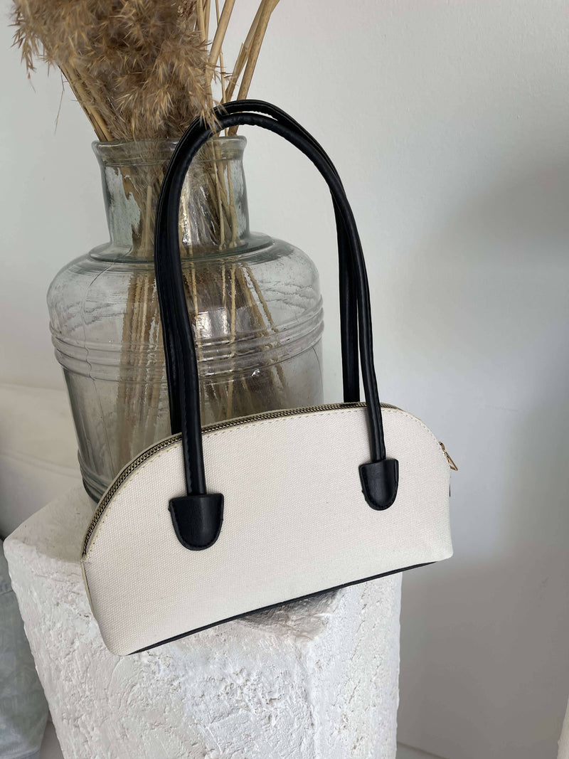 Love It Shoulder Linen Bag - Black Handbags  - Sowears