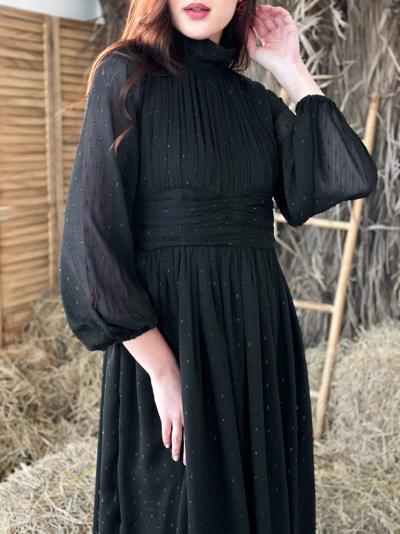 Morgan Black Long Dress  - Sowears