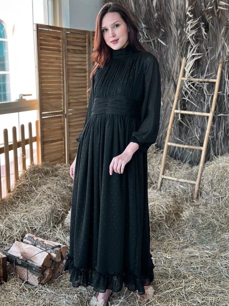 Morgan Black Long Dress  - Sowears