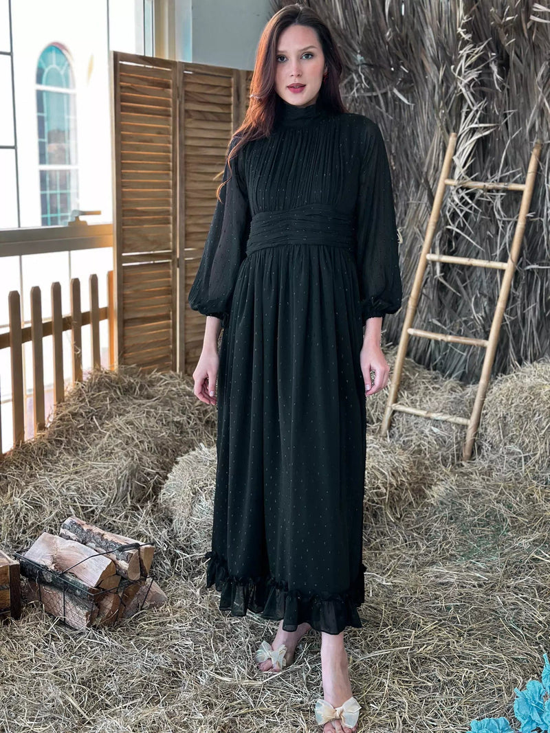 Morgan Black Long Dress  - Sowears