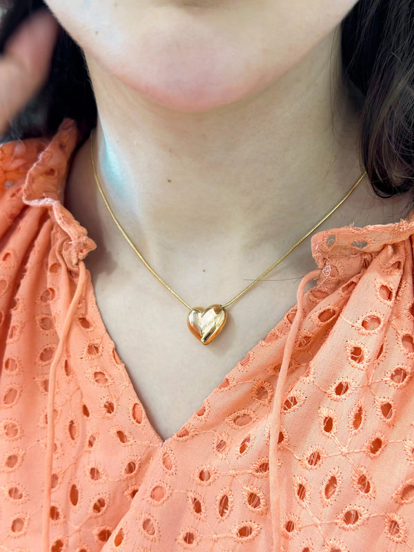 Die Heart Necklace Gold Necklaces  - Sowears