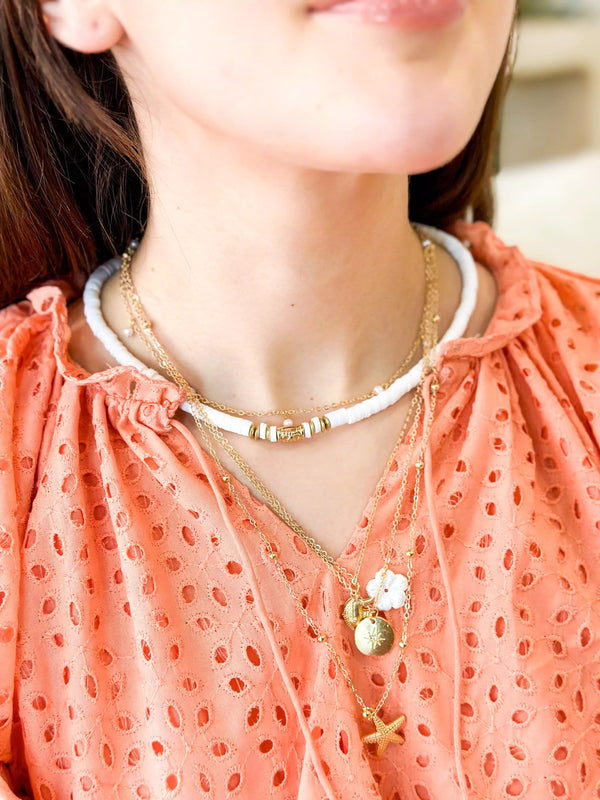 Sea Breeze Necklace With Charms Necklaces  - Sowears