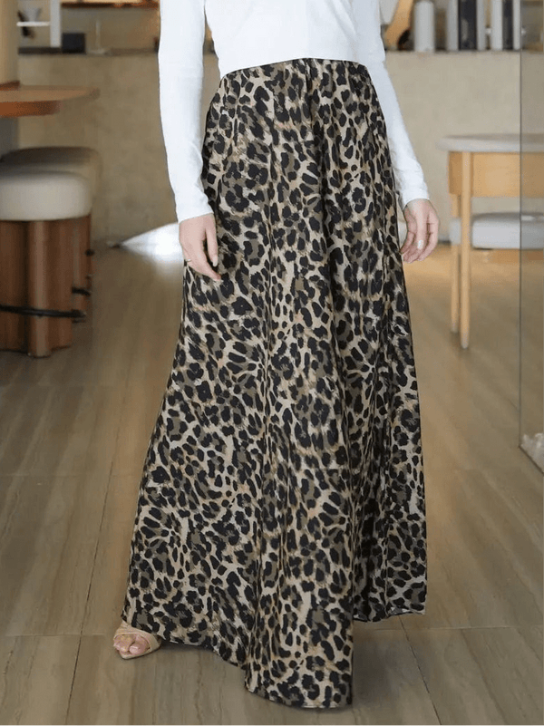 Animal Print Skirt Outfit Sets  - Sowears