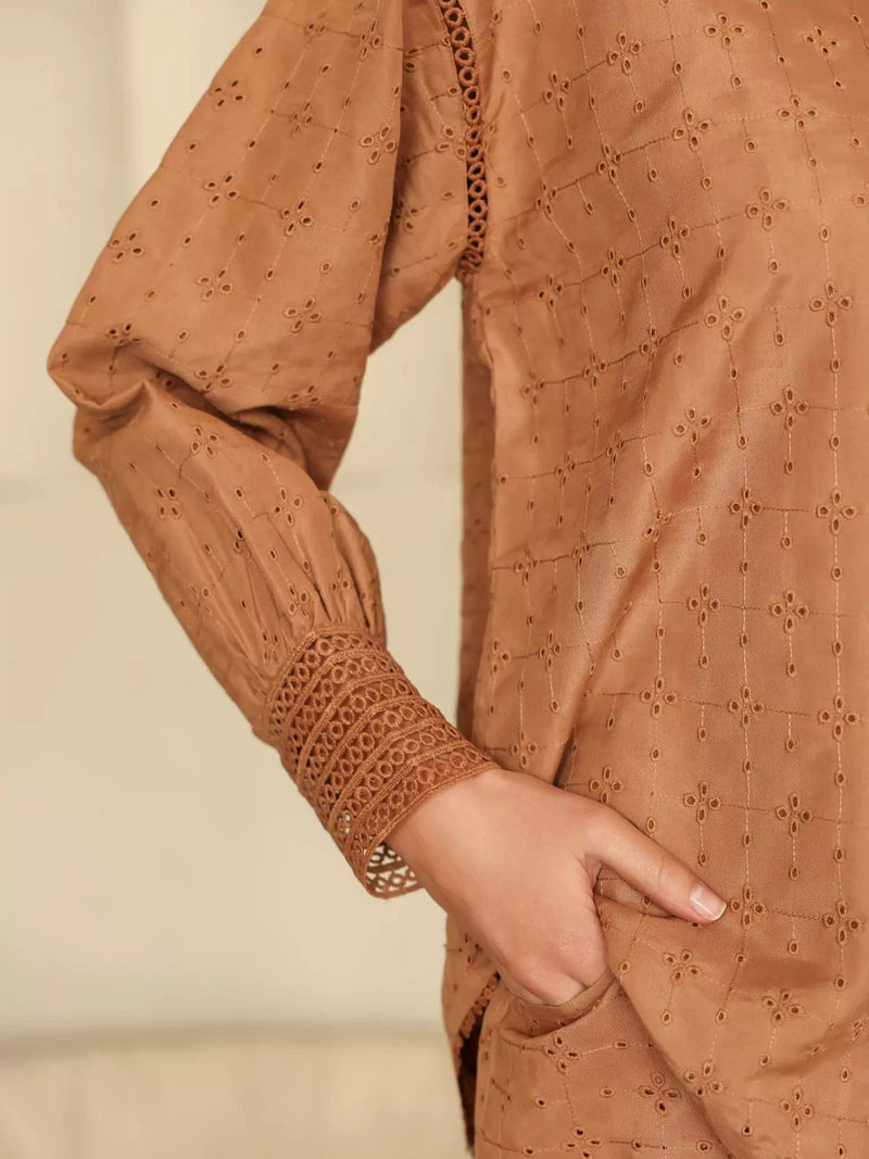 Brunelle Cut Work Embroidered Co Ord Set Outfit Sets  - Sowears