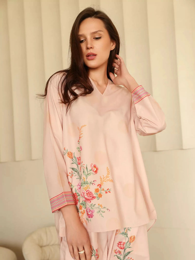 Indie Printed Co Ord Set Outfit Sets  - Sowears