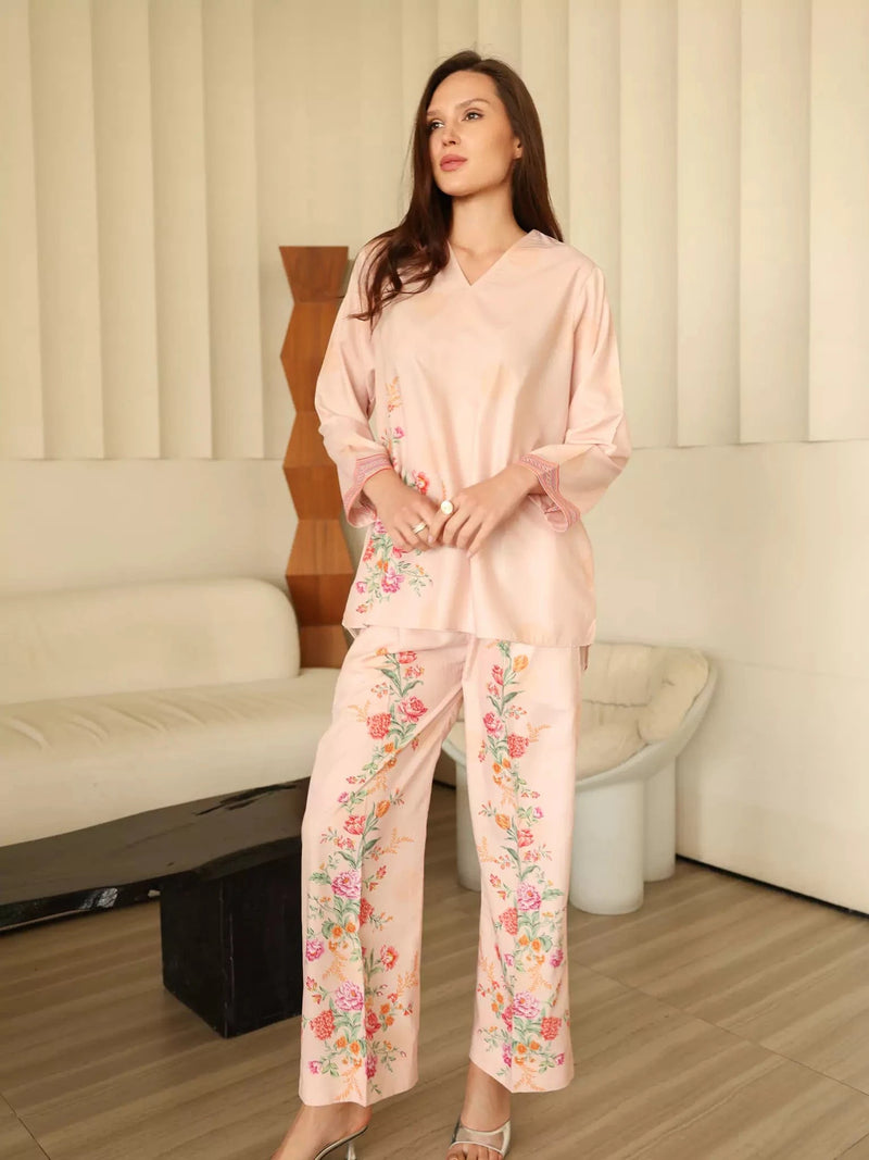 Indie Printed Co Ord Set Outfit Sets  - Sowears