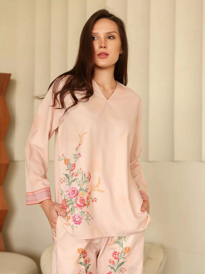 Indie Printed Co Ord Set Outfit Sets  - Sowears