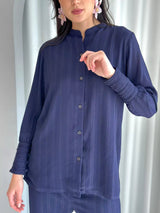 Lavinia Co Ord Set - Blue Outfit Sets  - Sowears