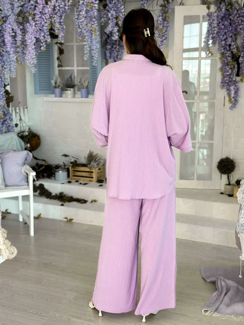 Lily Lavender Co Ord Set Outfit Sets  - Sowears