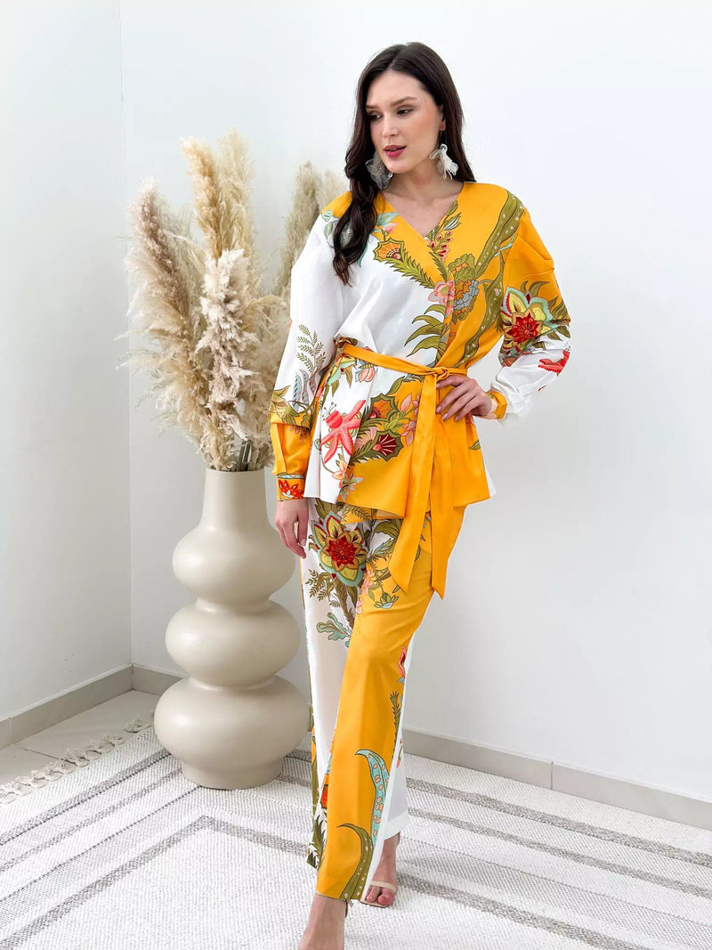 Floral set outfit clearance