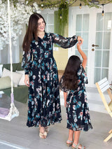 Mini Farrah Long Dress Outfit Sets  - Sowears