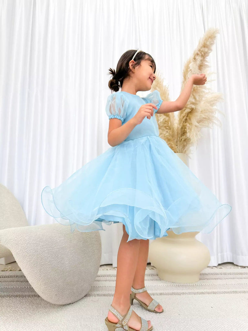 Mini Felipe Organza Dress Outfit Sets  - Sowears