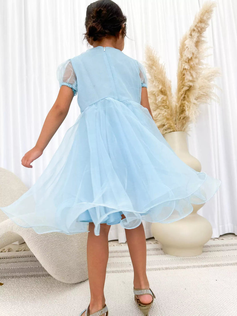 Mini Felipe Organza Dress Outfit Sets  - Sowears