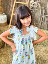 Mini Marigold Cotton Summer Dress Outfit Sets  - Sowears